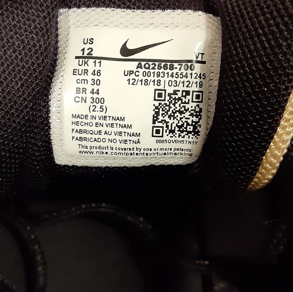 - NIKE AIR MAX 200 2019 TEAM GOLD UNIVERSITY RED BLACK AQ2568-700 MENS SIZ… - Picture 5 of 15